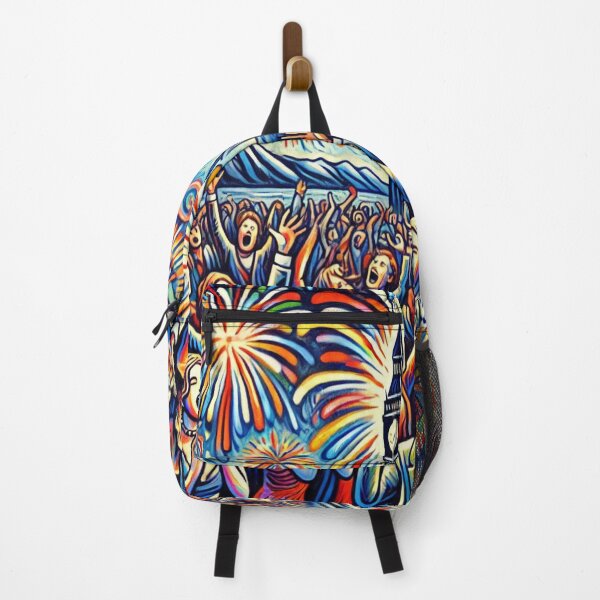 Item preview, Expressionist New Year’s Night – inspired by Munch’s emotional firework and poetic unrest designed and sold by FotoworldEdel.