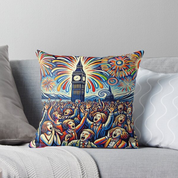 Item preview, Expressionist New Year’s Night – inspired by Munch’s emotional firework and poetic unrest designed and sold by FotoworldEdel.