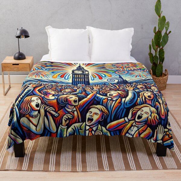 Item preview, Expressionist New Year’s Night – inspired by Munch’s emotional firework and poetic unrest designed and sold by FotoworldEdel.