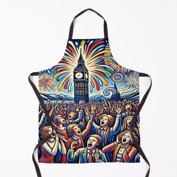 Item preview, Expressionist New Year’s Night – inspired by Munch’s emotional firework and poetic unrest designed and sold by FotoworldEdel.