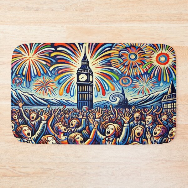 Item preview, Expressionist New Year’s Night – inspired by Munch’s emotional firework and poetic unrest designed and sold by FotoworldEdel.