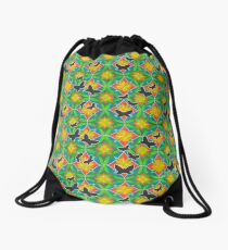 Murky Moths Drawstring Bag