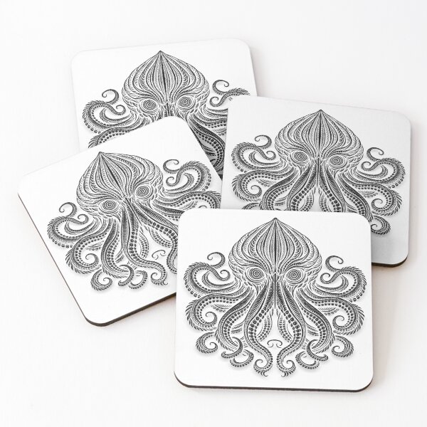 Item preview, Xenomorphic Cephalopod Overlord – Invasive Neural Dominion designed and sold by ARTCREATESHOP.