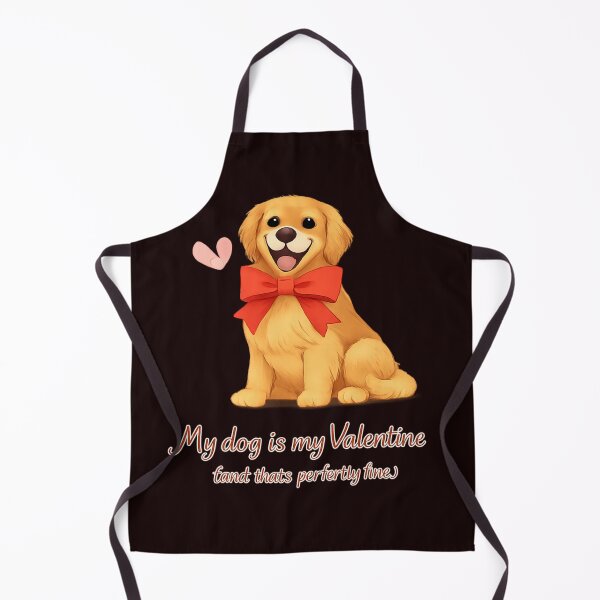Item preview, My Dog Is My Valentine – Cute Valentine Dog Illustration designed and sold by FrameFlow.