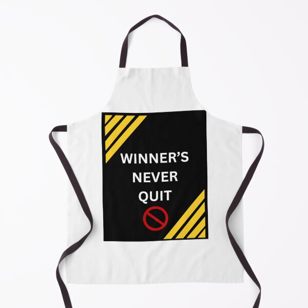 Item preview, “Winner’s Never Quit – Motivational Quote Digital Art for Success” designed and sold by FunduPedia.
