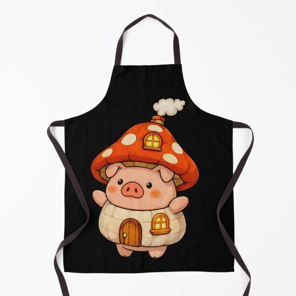 Item preview, Mushroom House Pig designed and sold by PiggyWonka.