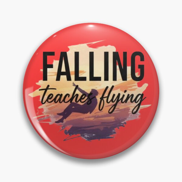 Item preview, Falling Teaches Flying – Growth Mindset & Resilience Inspirational Art designed and sold by SV-Creation.