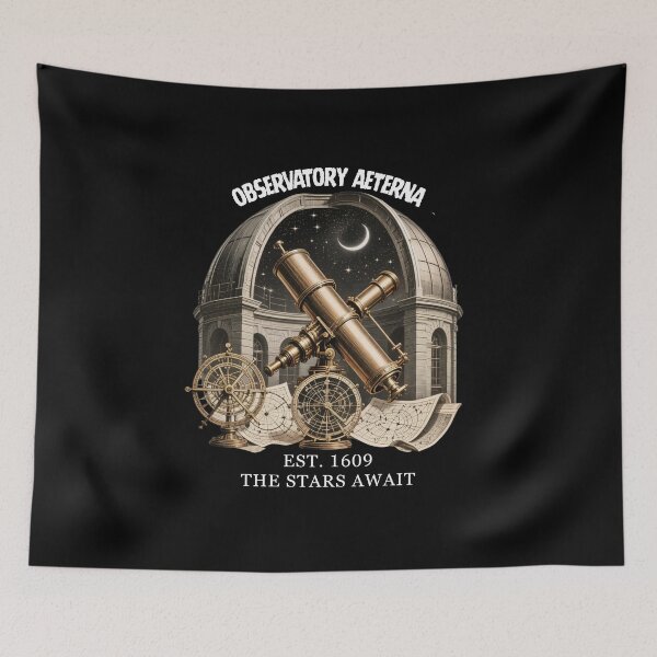Item preview, Observatory Aeterna Vintage Astronomy Telescope Celestial Aesthetic designed and sold by w66aboo.