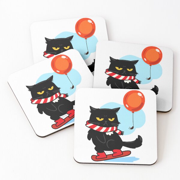 Item preview, Snowboard Cat designed and sold by yunamaliskova.