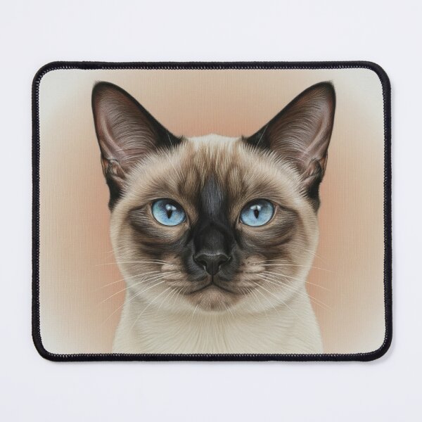 Aperçu de l'œuvre Chat siamois créée et vendue par The Design Deck.