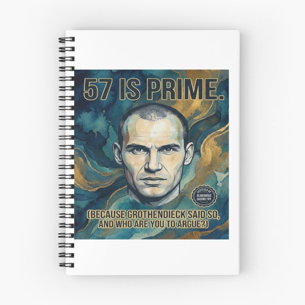 Item preview, The Grothendieck Prime: 57 is Prime designed and sold by TheEmptySet.