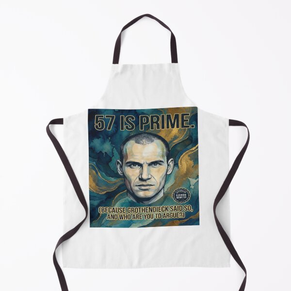 Item preview, The Grothendieck Prime: 57 is Prime designed and sold by TheEmptySet.