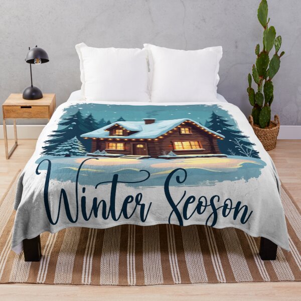 Item preview, Winter Season T-Shirt  Cozy Snow Cabin Graphic  Winter Forest Scenic Tee designed and sold by Design-Pro-21.