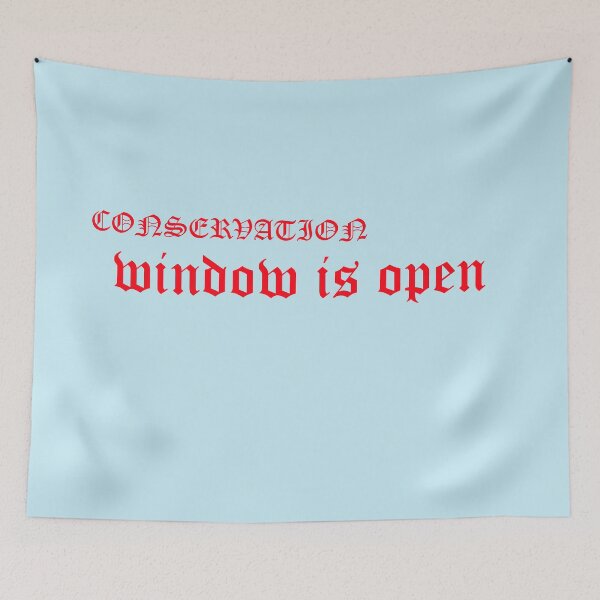Item preview, Conservation Window is Open designed and sold by annenambiro.