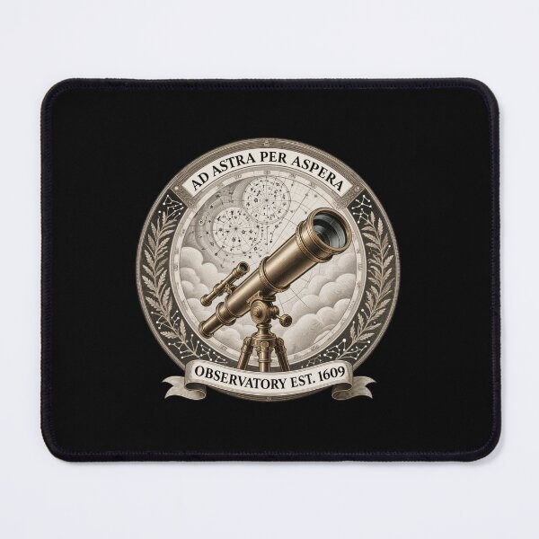 Item preview, Ad Astra Per Aspera – Observatory Est. 1609 designed and sold by w66aboo.