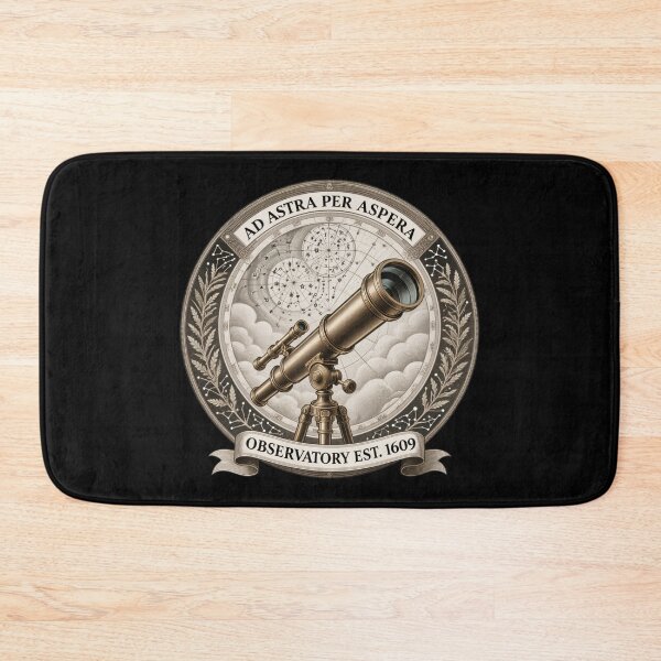 Item preview, Ad Astra Per Aspera – Observatory Est. 1609 designed and sold by w66aboo.