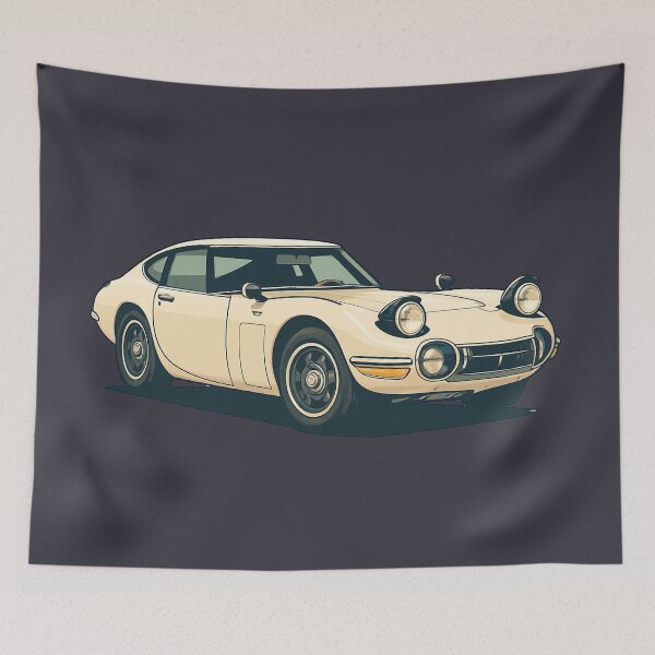 Item preview, Retro Classic Car Illustration – Vintage Stylized Automotive Art 1 designed and sold by VoglR.