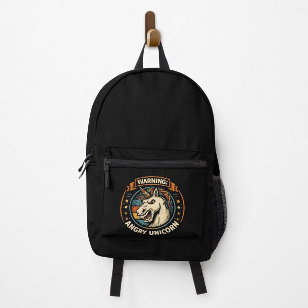 Item preview, Warning Angry Unicorn Mythical Creature Retro designed and sold by Emmatshirt1.