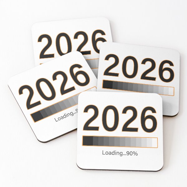 Item preview, 2026 Loading 90% T-Shirt  New Year Graphic Tee  Funny Countdown Progress Bar Shirt designed and sold by Design-Pro-21.