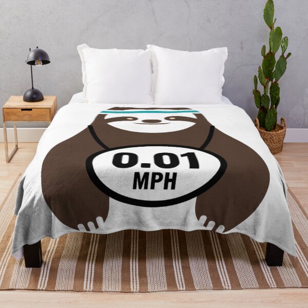Item preview, Marathon Sloth 0.01 MPH Ironic Runner Flat Vector Art designed and sold by Thaivi Design.