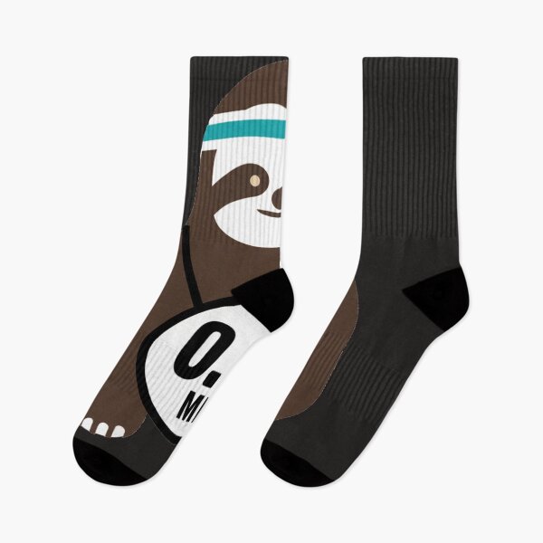 Item preview, Marathon Sloth 0.01 MPH Ironic Runner Flat Vector Art designed and sold by Thaivi Design.