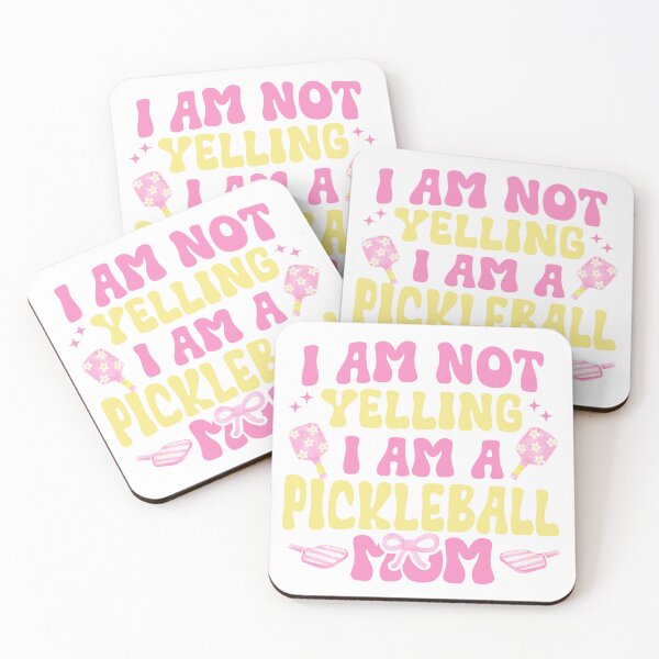 Item preview, I am not yelling , I am a pickleball mom designed and sold by spaceopy.