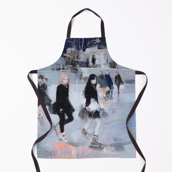Item preview, Girls Ice Skating in Winter designed and sold by lautir.