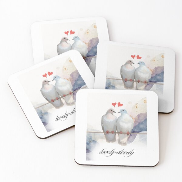 Item preview, Lovely-Dovely – A Love That Perches Together designed and sold by DABIORA.
