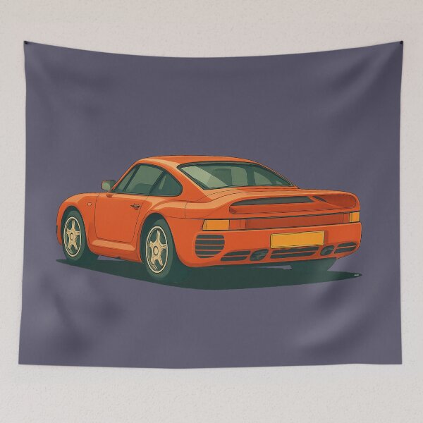 Item preview, Retro Classic Car Illustration – Vintage Stylized Automotive Art 2 designed and sold by VoglR.