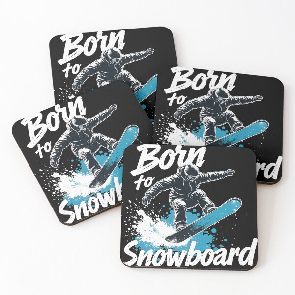 Item preview, Born to Snowboard T-Shirt  Snowboarding Graphic Tee  Winter Sports Adventure Shirt designed and sold by Design-Pro-21.