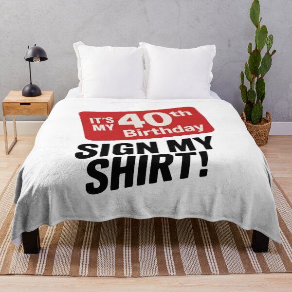 Item preview, It's My 40th Birthday 40 Years Old Men Women Sign designed and sold by FadeOfThrone.