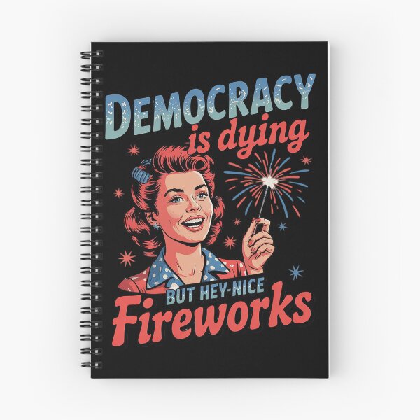 Item preview, Democracy Is Dying But Hey Nice Fireworks 4th Of July Women designed and sold by MarkLeedsArt.