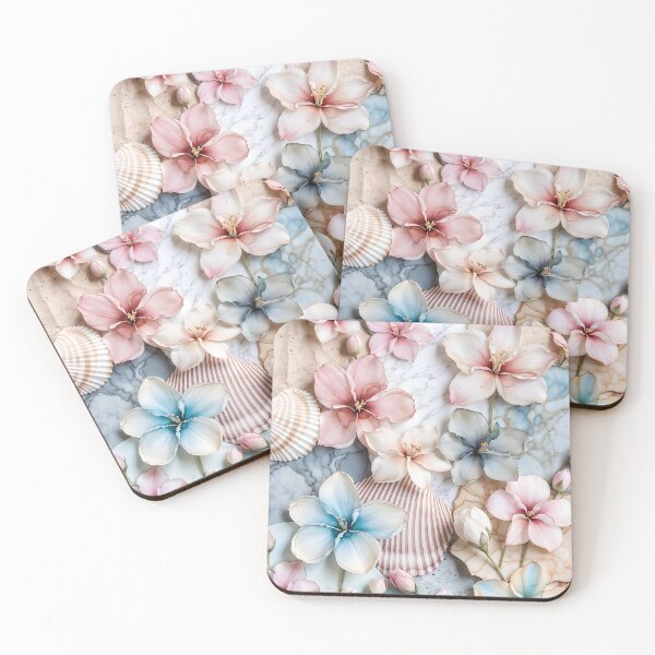 Item preview, Floral Coastal Collage designed and sold by SolaoLab.