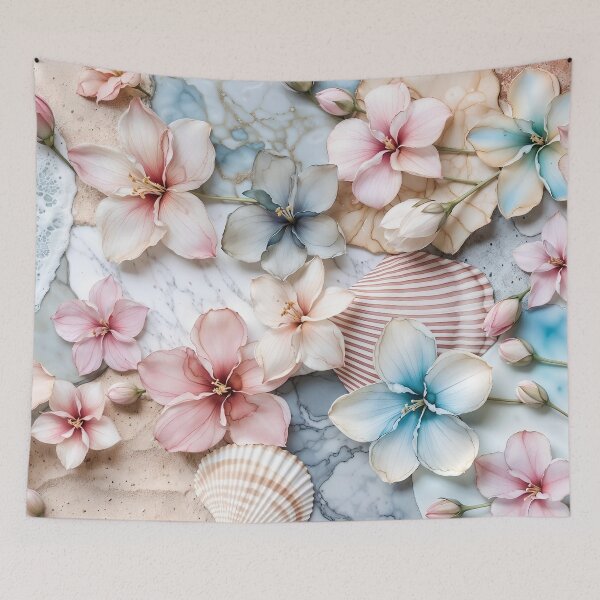 Item preview, Floral Coastal Collage designed and sold by SolaoLab.