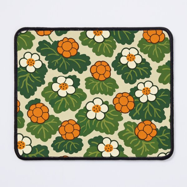 Item preview, Cloudberry Marsh – Vintage Nordic Berry Pattern designed and sold by Planthem.