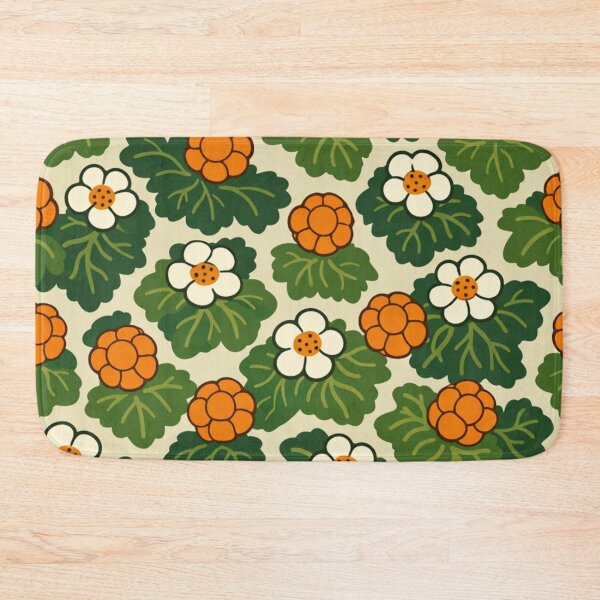 Item preview, Cloudberry Marsh – Vintage Nordic Berry Pattern designed and sold by Planthem.