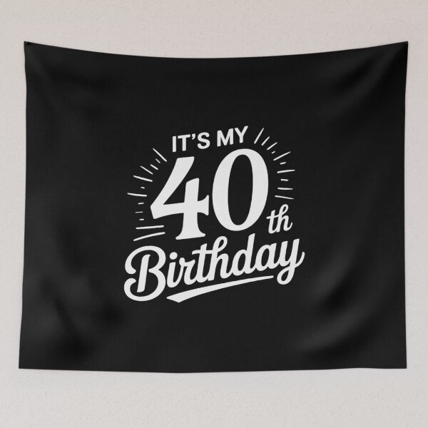 Item preview, It's My 40th Birthday 40th Years Old Man And Woman designed and sold by MarryIsMonth.