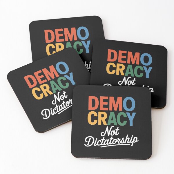 Item preview, Democracy Not Dictatorship designed and sold by MarkLeedsArt.