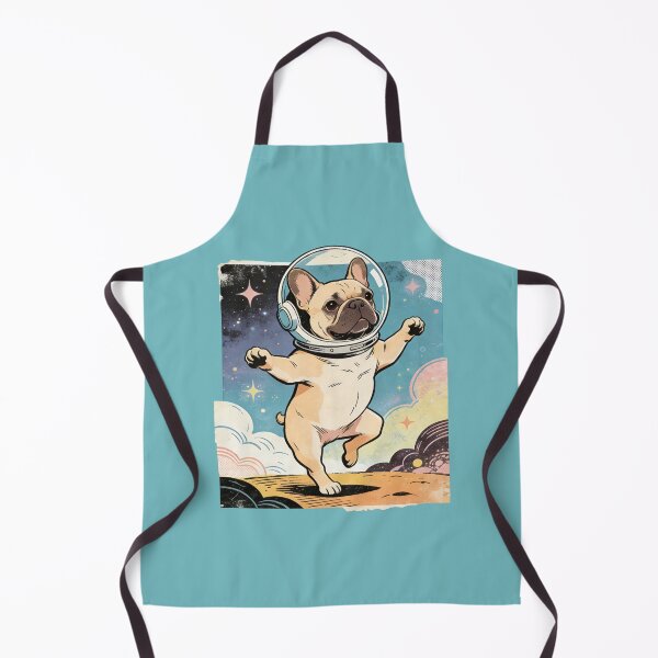 Item preview, Retro Comic French Bulldog Astronaut – Vintage Pop Art Space Frenchie Dog Design designed and sold by Cherrydora.
