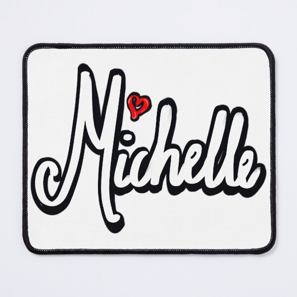 Item preview, Michelle popular girls first name in white. Personalized personalised customised name Michelle designed and sold by Artonmytee.