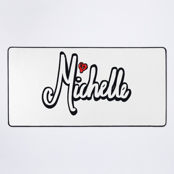 Item preview, Michelle popular girls first name in white. Personalized personalised customised name Michelle designed and sold by Artonmytee.