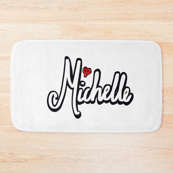 Item preview, Michelle popular girls first name in white. Personalized personalised customised name Michelle designed and sold by Artonmytee.