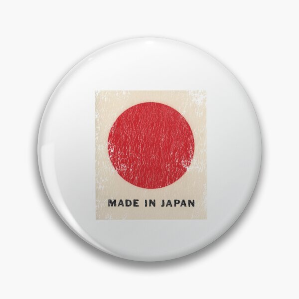 Item preview, Vintage Made in Japan rising sun emblem - gnarly, aged, Tokyo City worn print. designed and sold by retropetrol.