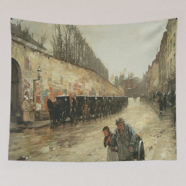 Item preview, Childe Hassam -A Downpour designed and sold by tomorrowsart.