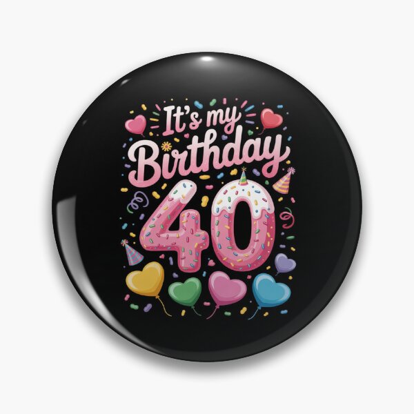 Item preview, It's My 40th Birthday Girl Doughnut Happy 40 Years Old Lady designed and sold by MarryIsMonth.