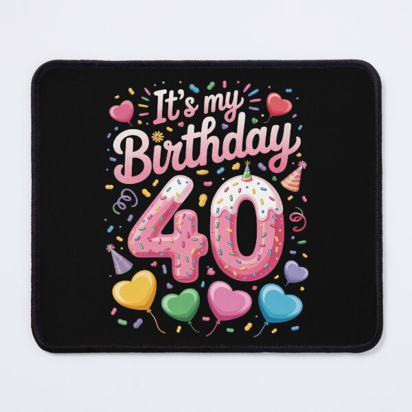Item preview, It's My 40th Birthday Girl Doughnut Happy 40 Years Old Lady designed and sold by MarryIsMonth.