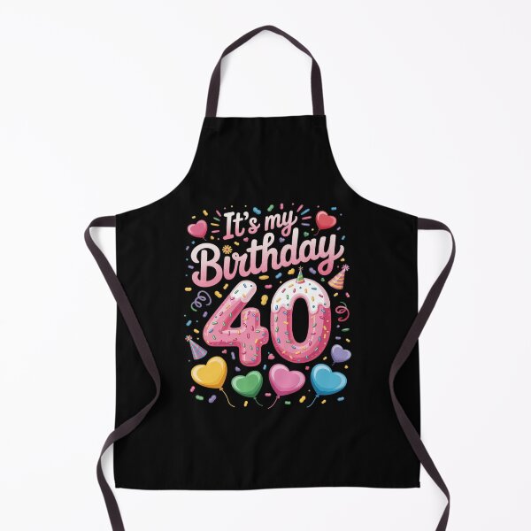 Item preview, It's My 40th Birthday Girl Doughnut Happy 40 Years Old Lady designed and sold by MarryIsMonth.
