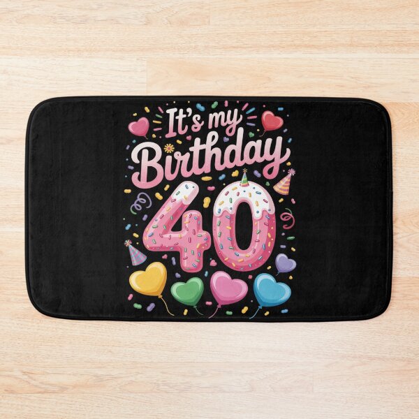 Item preview, It's My 40th Birthday Girl Doughnut Happy 40 Years Old Lady designed and sold by MarryIsMonth.