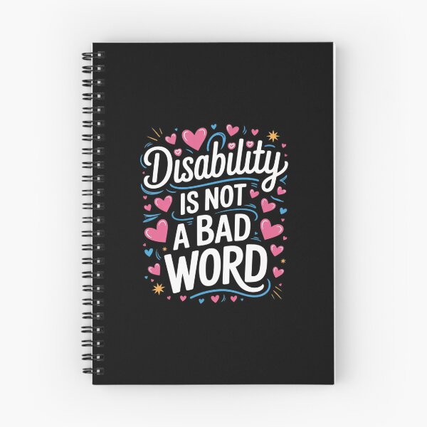 Item preview, Disability Is Not A Bad Word Illness Support designed and sold by SyntaxClaw.