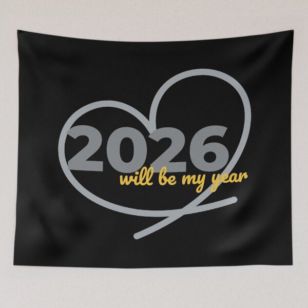 Item preview, 2026 Will Be My Year – Positivity and Motivation designed and sold by LadyInEverGreen.
